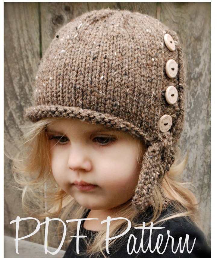 Knitting PATTERN-The Iviy Cloche' (Toddler, Child, Adult sizes)