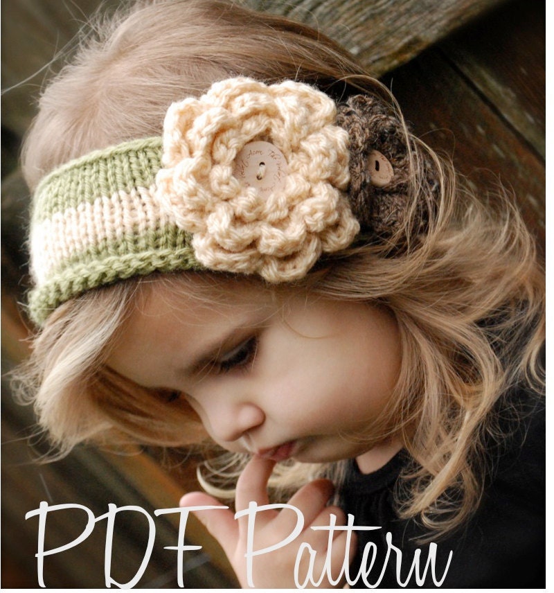 Knitting PATTERN-The Nataleigh Warmer (Toddler, Child, and Adult sizes)