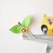Owls tree party - Original wall decor for kids room and nursery - one of a kind