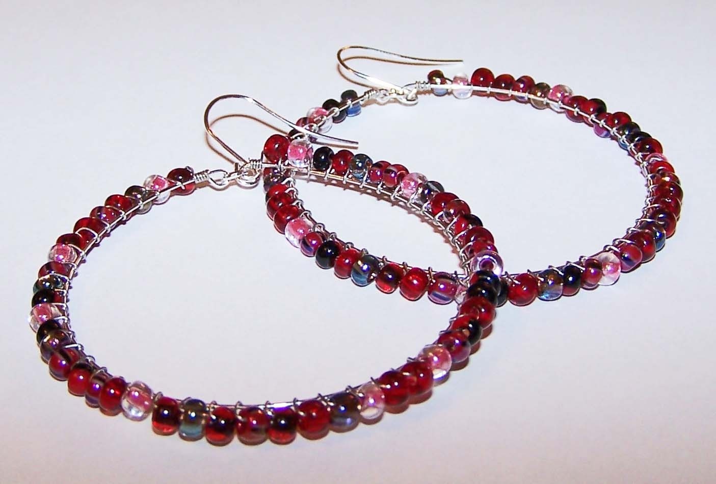 Twilight Wire Wrapped Hoops