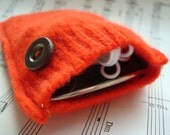 iPhone Cover iPod Case ORANGE Gadget Sweater Eco Friendly iPhone 4 Case by WormeWoole