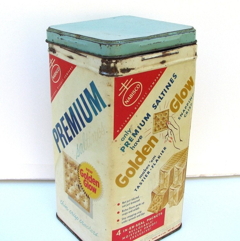 Vintage Nabisco Saltine Tin Canister