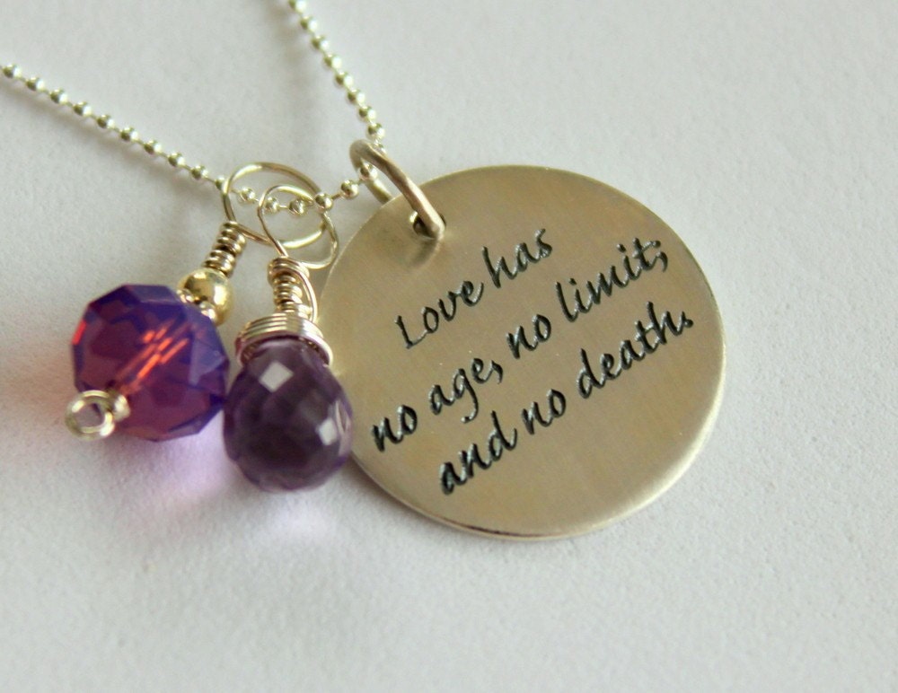 Love Quote Jewelry - Valentines Day Gift Custom Quote , Anniversary Gift, Love Quote, Love Heart  Mothers Day, Love Charm Pendant Necklace