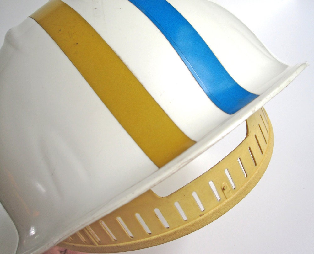 Hard hat, Bell Telephone lineman or phone repairman safety hat or helmet, 1970s, Halloween costume