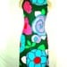 1960s Maxi Sundress - Colorful Mod Floral Print (small) by Rappi