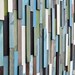 Abstract Painting on Wood - Reclaimed Wood Art Sculpture - Modern Wall Art