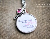 Those who trust in the Lord will find new strength