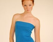 Tube Top - Ocean Blue - Organic Clothing - Eco Friendly - Available in Several Colors