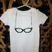 Glasses Baby Onesie Cat-Eye Glasses Baby Girl Onesie Cool Baby Girl Clothes Glasses Bodysuit