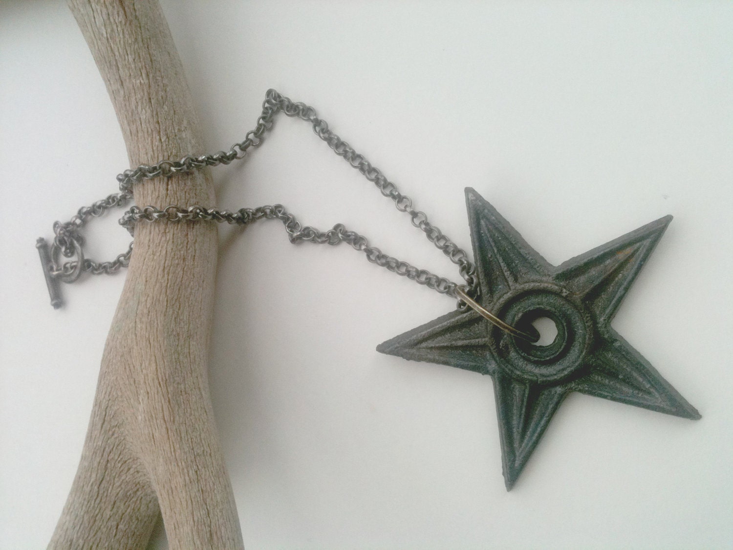 LAST ONE Iron Morning Star Necklace