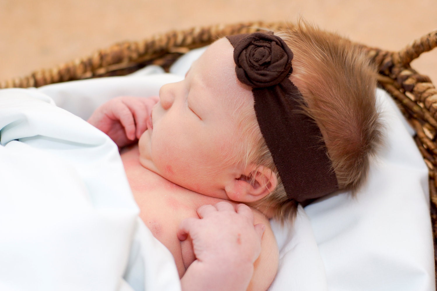 Baby Headband - Soft Rosette - Made to Order