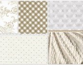 Custom Crib Bedding - 2 piece Set, Au lait