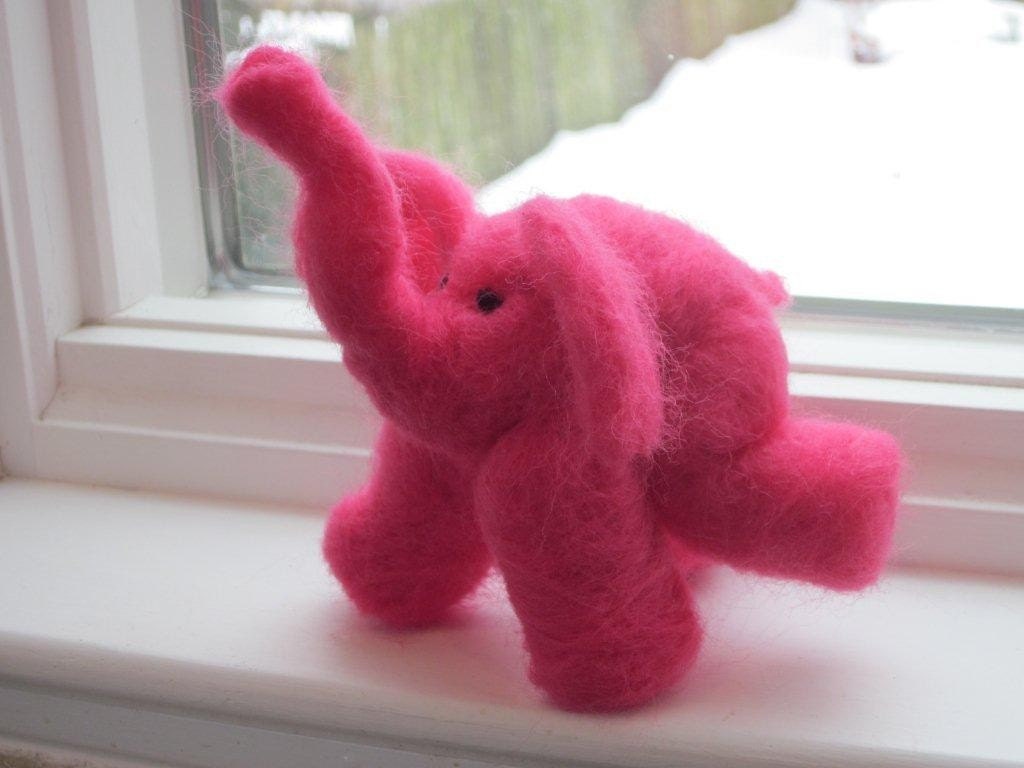 Pansy, a Pink Dancing Elephant