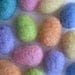 Miniature Pastel Easter Eggs - Needle Felted - Baker's Dozen
