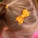 Chic Felt Bow Hair Clips 2.5 Inches- CHOOSE 4 Clips- In Top Nine Colors