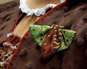 Soft Minky Chocolate Brown Girls Vest Matching Woodland Skirt Set Lined with Cotton