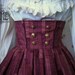 Hidden Secrets steampunk lolita neovictorian skirt with gold print