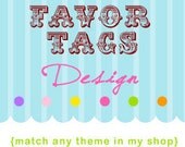 Made to Match Party Favor Tag - DIY printable digital file