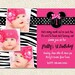 Minnie Mouse Birthday Invitations