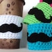 Mustache Coffee Cozy