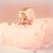 Pale pink satin, organza flower girl dress, cascading vertical ruffles baby, toddler & girl sizes