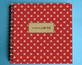 20% OFF 2013 Weekly Planner- SMALL 14cm/5.5in Square - Choose Your Cover