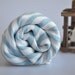 Turkish Bath Towel - Beach Towel - Commagene Cotton Peshtemal  - Soft Cotton - Grey Blue