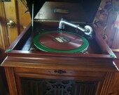 Rare Exquisite Victorian Antique 1900-20's Silvertone Victrola Phonograph Mint Condtion Fully Restored