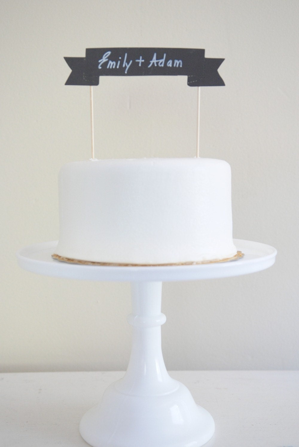 Chalkboard Cake Banner