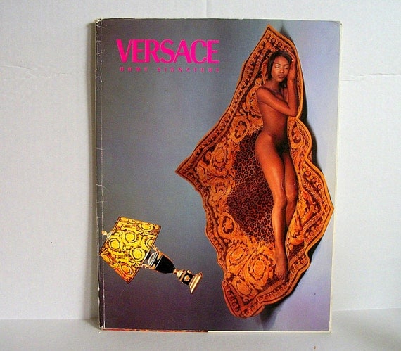 Vintage Gianni Versace Home Signature Catalog feat. Naomi Campbell
