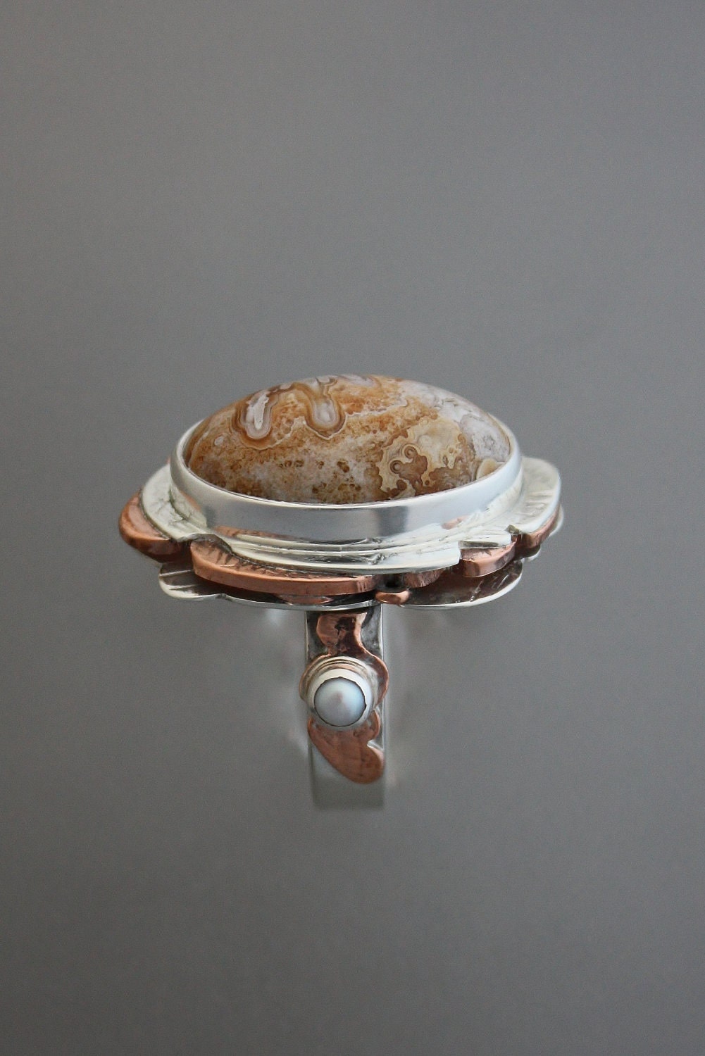 Lace Agate ring