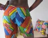 African Print Shorts