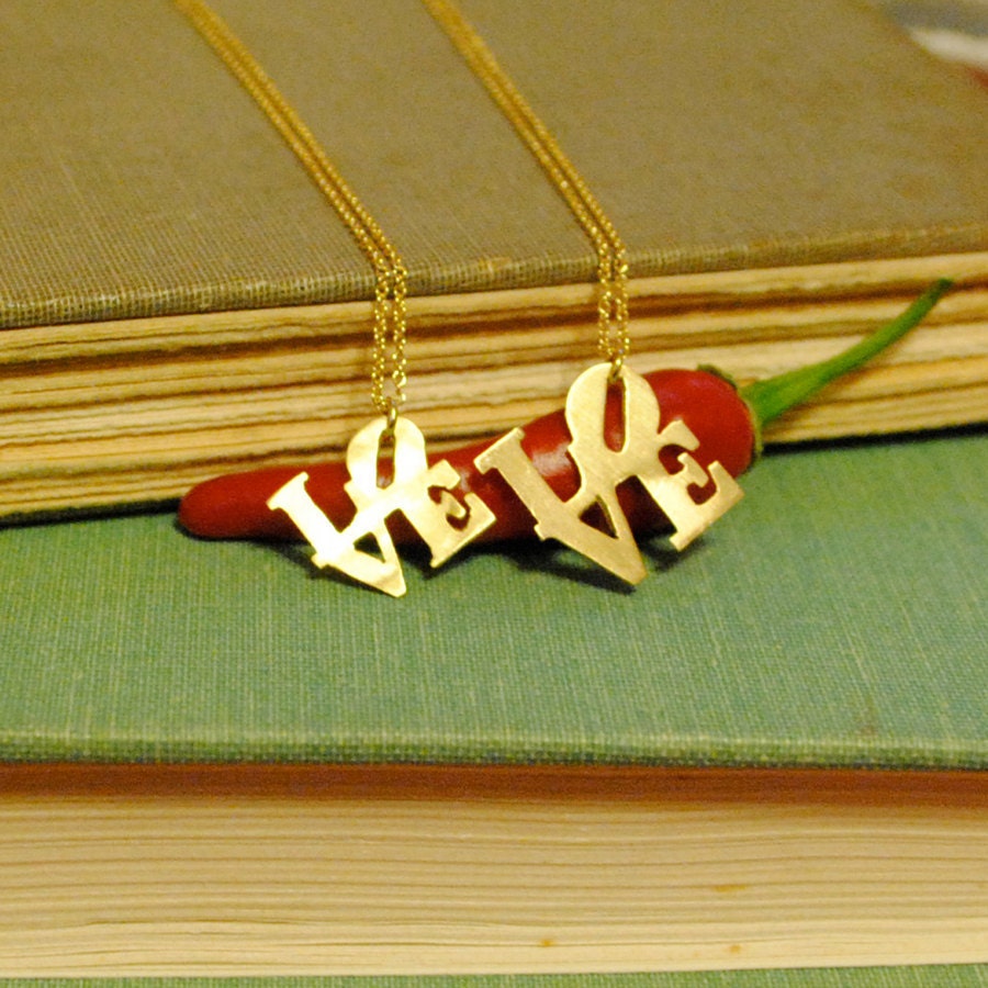 Sterling Love Necklace