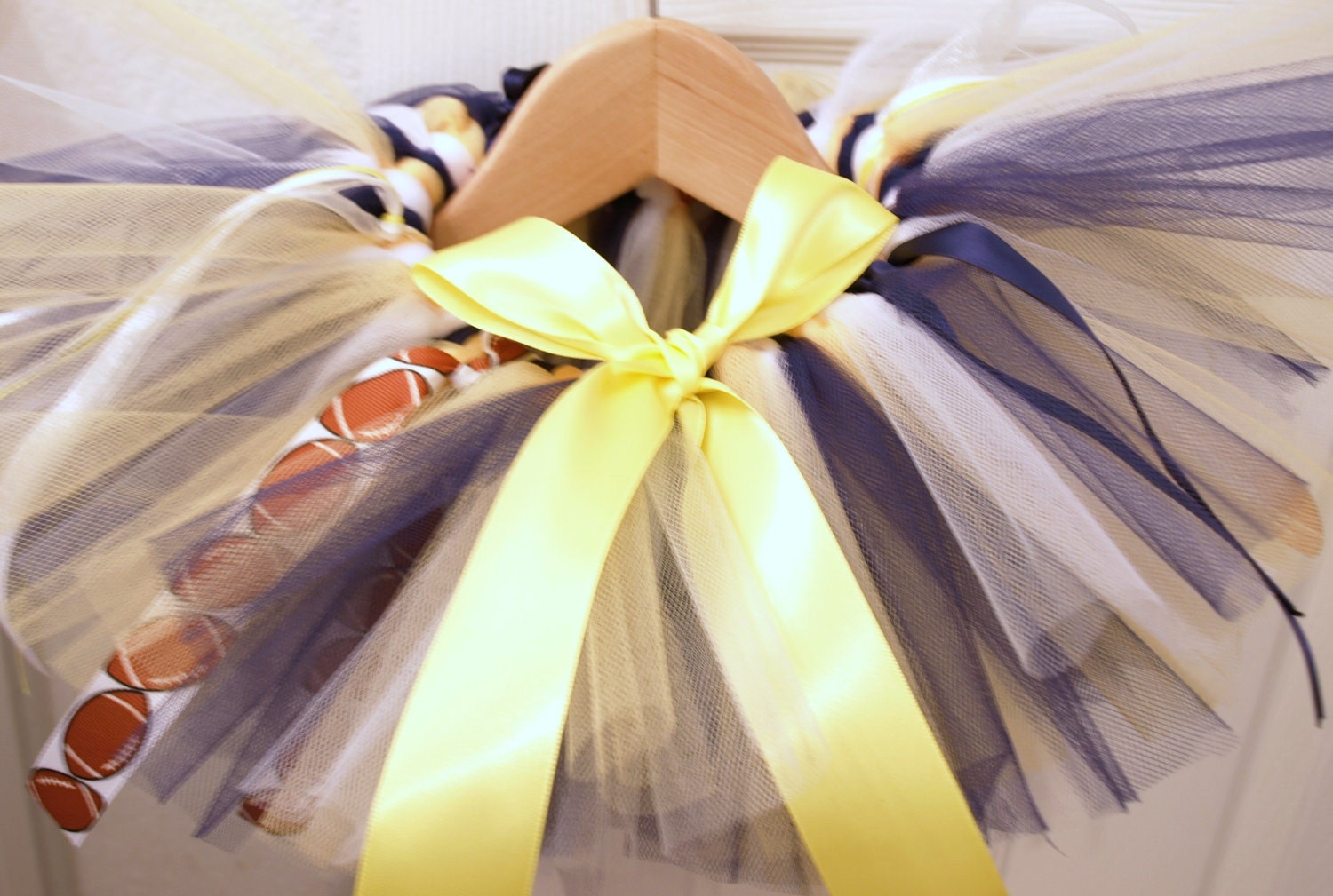 nfl football cheerleader tutu chargers/cougars, girls, toddler, baby, newborn to 6t custom made
