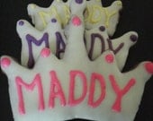 3 Personalized All Natural  Dog Treat Crowns