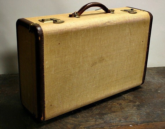 Tweed Suitcase