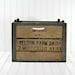Vintage Wood Crate / Vintage Industrial Storage