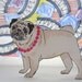 Custom Dog Portrait - Cardboard Cut Out Original Pet Illustration