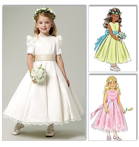 flower girl dress sewing pattern this dress was by missbettysattic flower girl dress sewing patterns 450x475 il 570xN.276972314 Flower Girl Dress Sewing Patterns