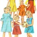 1960s Girls' dress or jumper Vintage sewing Pattern, Simplicity 6903 size 7