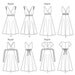Plus Size Swing Dress, Pin Up Style Dress, Summer Dress, Sleeveless and Flowing, Sewing Pattern, McCall's 6557 sizes 14, 16, 18, 20 uncut