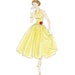 1950s Inspired Halter Dress Sewing Pattern, Prom Dress, Party Dress, Reissue of 1957 Vogue Pattern 2962 Sizes 4, 6, 8, 10 uncut