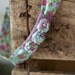 Country Chic Hairband in Blueberry- NEWBORN Photography Prop