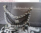 ON SALE Two Hole Chain Earring