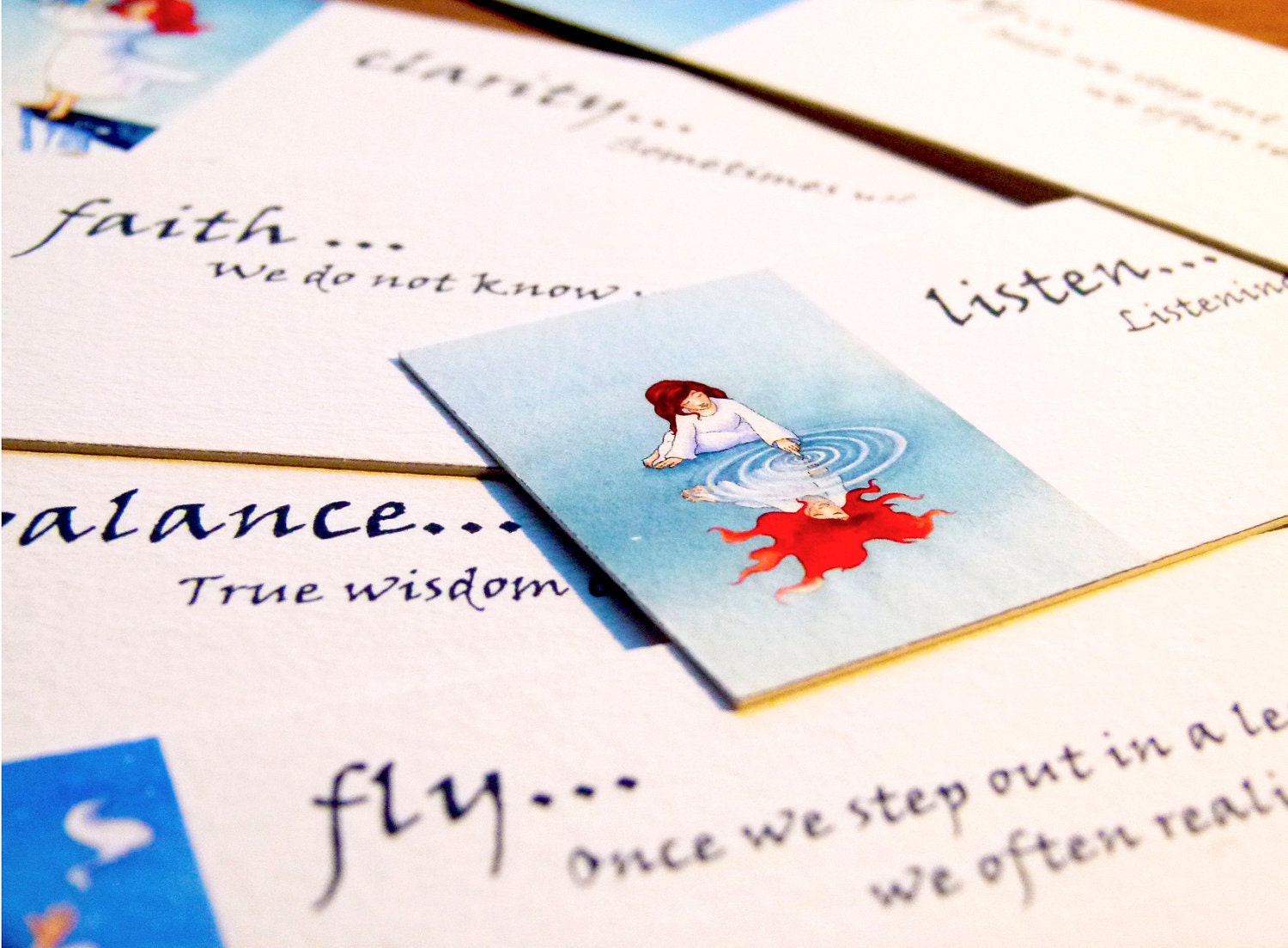 Set of 27 Inspirational Bookmark affirmations