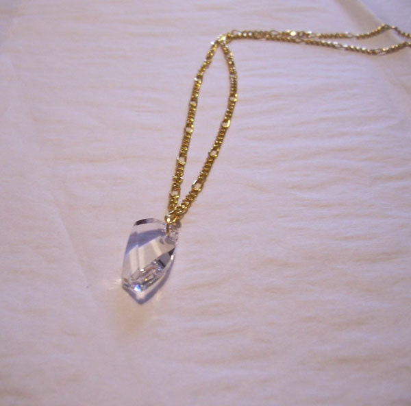 Swarovski Crystal Gold Chain Necklace (Reserved for kamiller80)