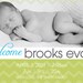 Custom Chevron Baby Boy Birth Announcement - Printable PDF