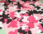 Minnie Mouse Paper Confetti/Die Cuts - 400 Pieces - Medium - READY TO SHIP