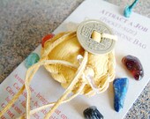 Attract a Job (not just any job, a job for your Highest good) pocket-size Crystal Medicine Bag