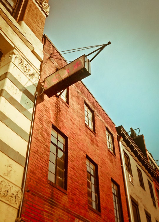 At an Angle - 5x7 Original Fine Art Photograph - New York City - Golden - Summer - Fall - Autumn - Architecture - Chelsea